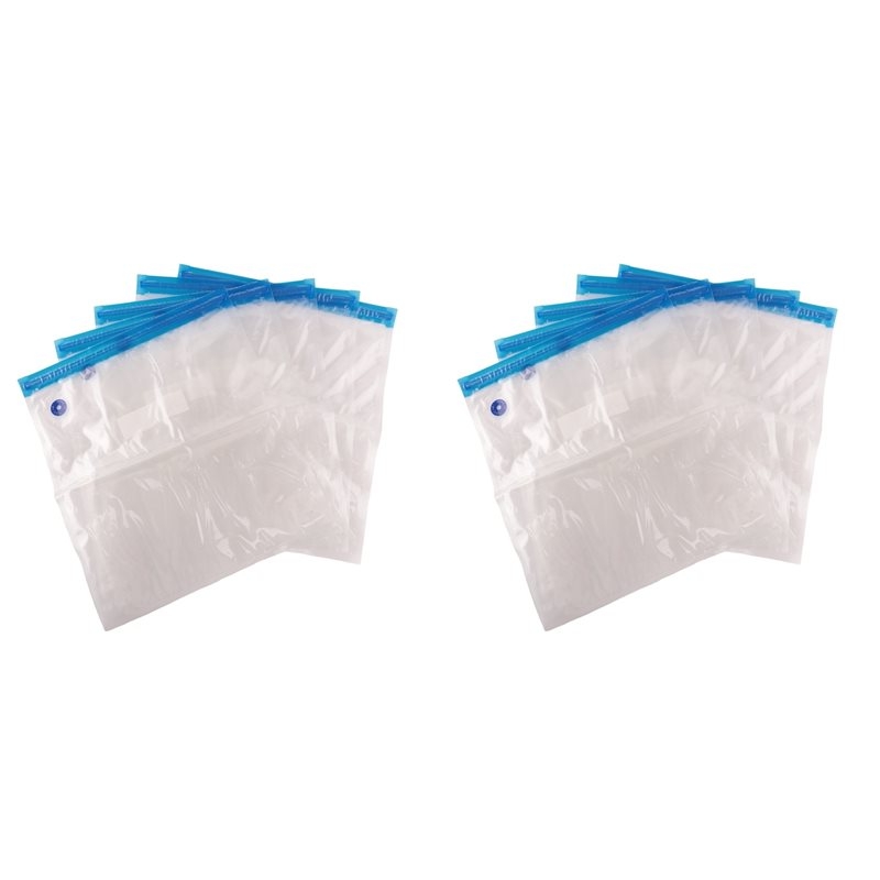 Foods X - 10PCS Reusable Vacuum Food Storage Zipper