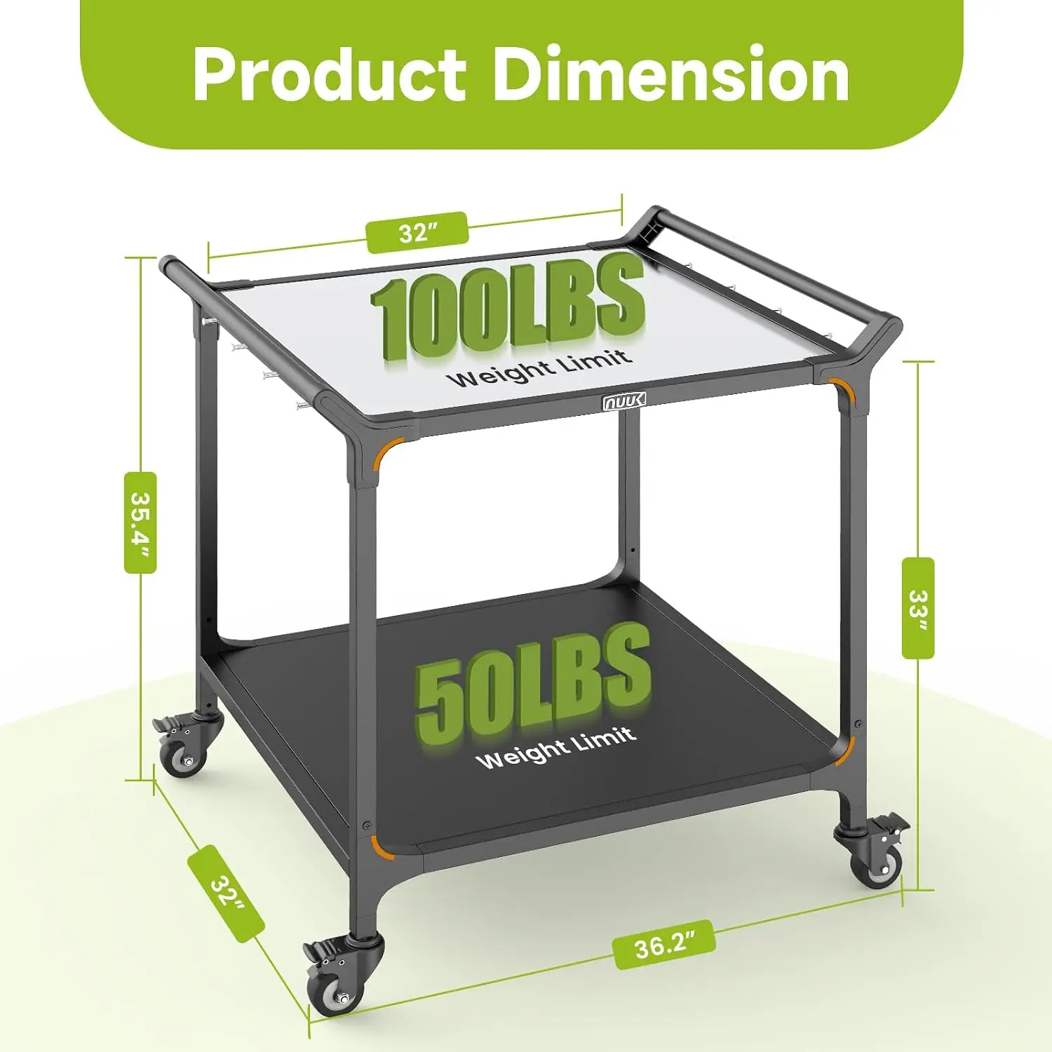 Outdoor Grill Cart on Wheel 32 - огляд і ціна Foods X