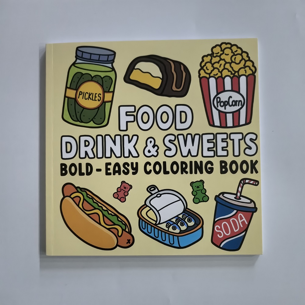 Food Drinks and Desserts Color - огляд і ціна Food And Snacks Coloring Book