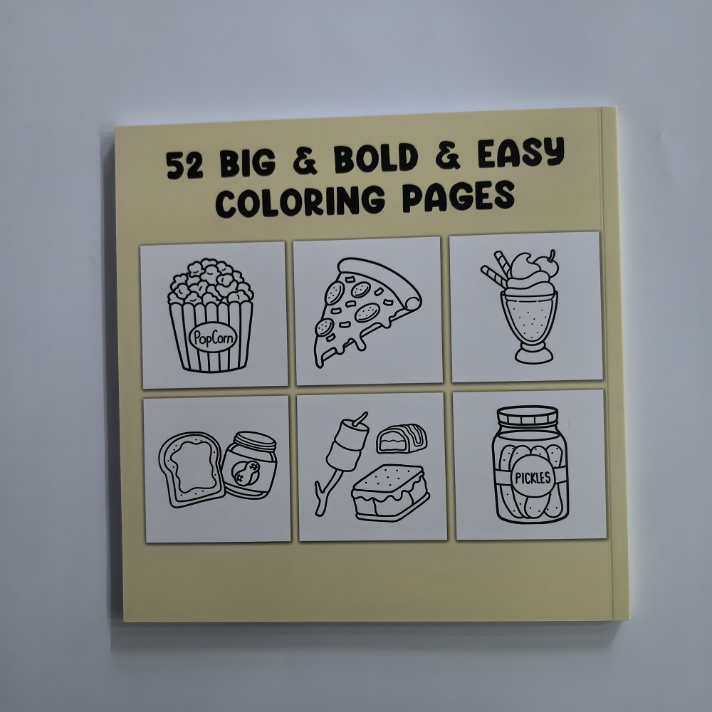 Food Drinks and Desserts Color - огляд і ціна Food And Snacks Coloring Book