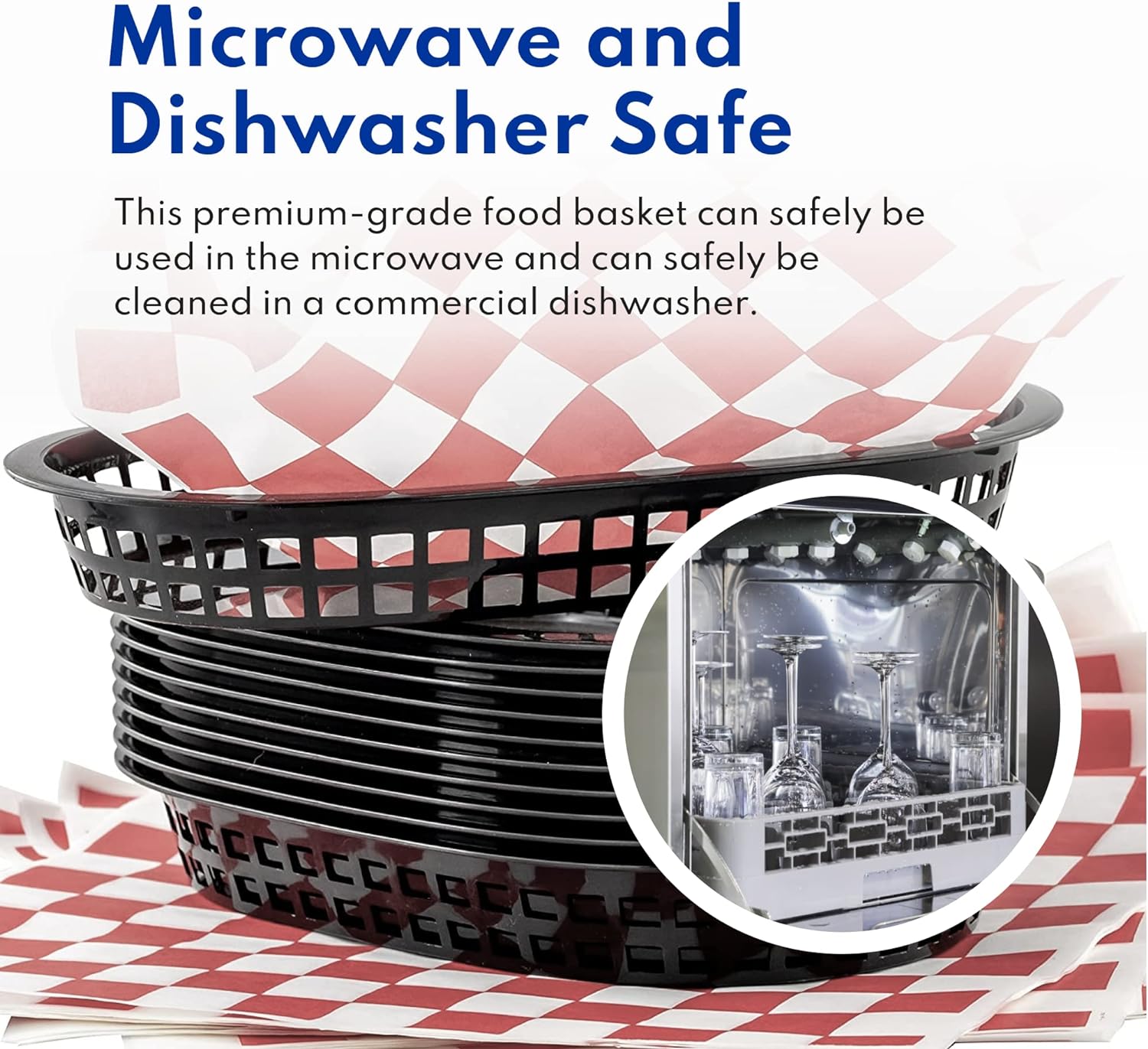 Plastic Fast Food Basket Oval  - огляд і ціна Fast Food With Snacks