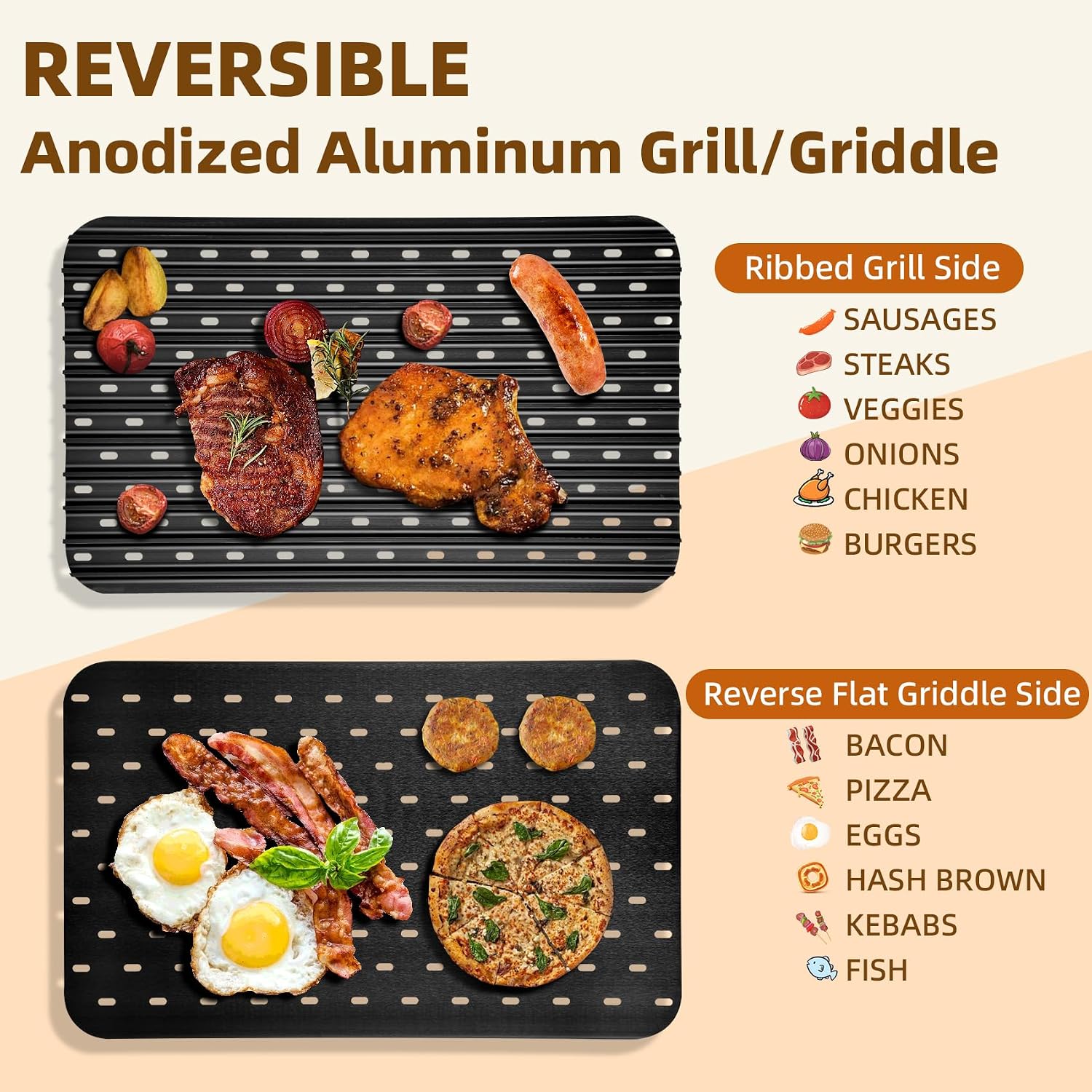 18.25'' x 11.5'' Reversible Al - огляд і ціна Foods X