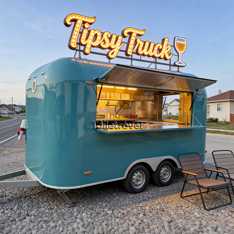 Fiberglass Food Truck Custom-M - огляд і ціна Quality Food Snacks