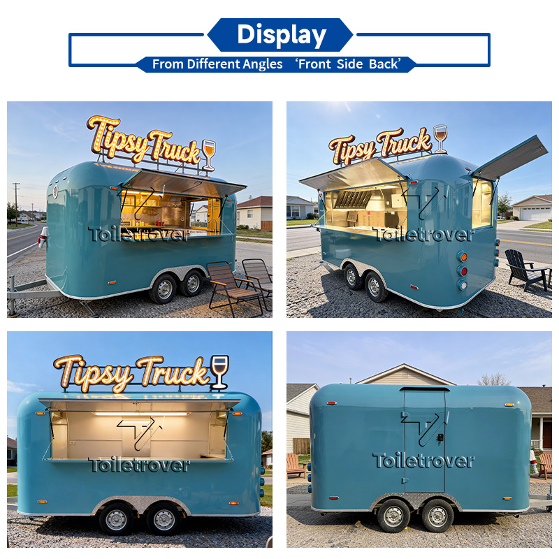 Fiberglass Food Truck Custom-M - огляд і ціна Quality Food Snacks