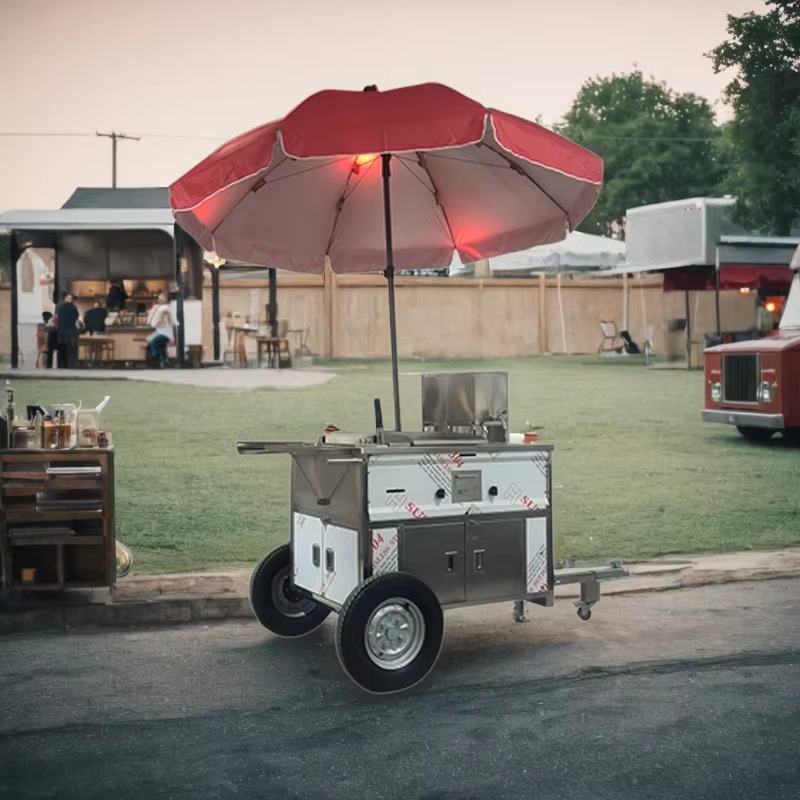 Mobile Street Snack Cart Towab - огляд і ціна Fast Food With Snacks