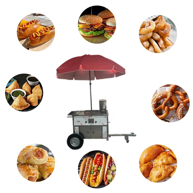 Mobile Street Snack Cart Towab - огляд і ціна Fast Food With Snacks