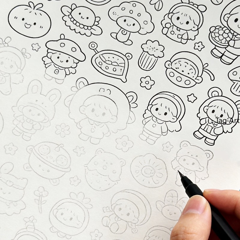 Anxious Relief Hand Picture Bo - огляд і ціна Food And Snacks Coloring Book