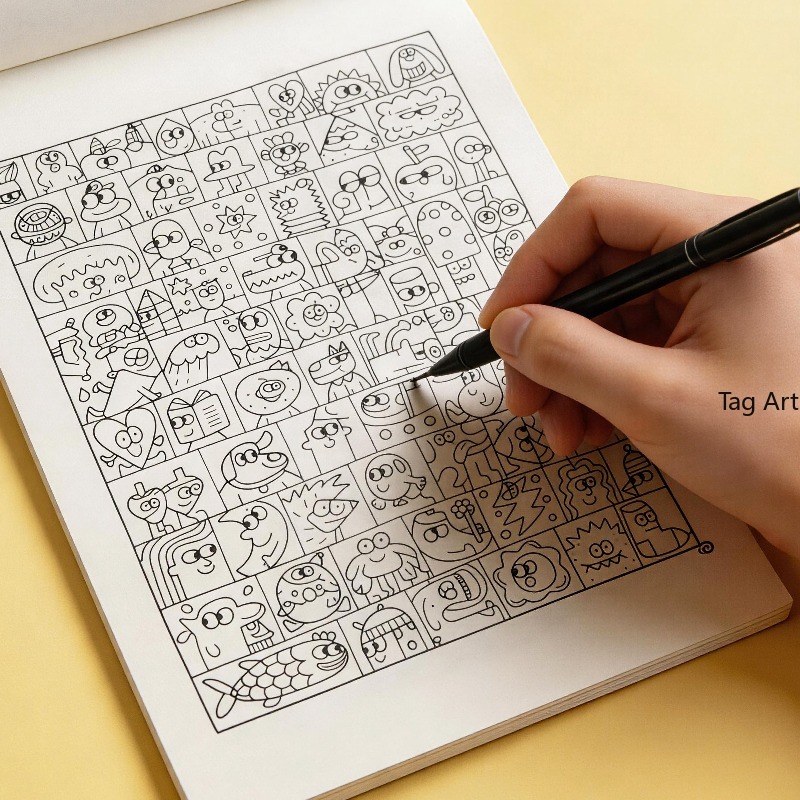 Anxious Relief Hand Picture Bo - огляд і ціна Food And Snacks Coloring Book