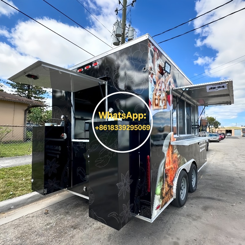Mobile Food Trailer Fast Food  - огляд і ціна Fast Food With Snacks