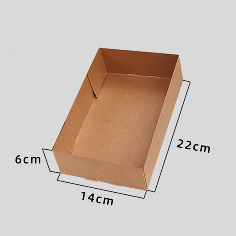 20/50Pcs Kraft Paper Food Tray - огляд і ціна Fast Food With Snacks