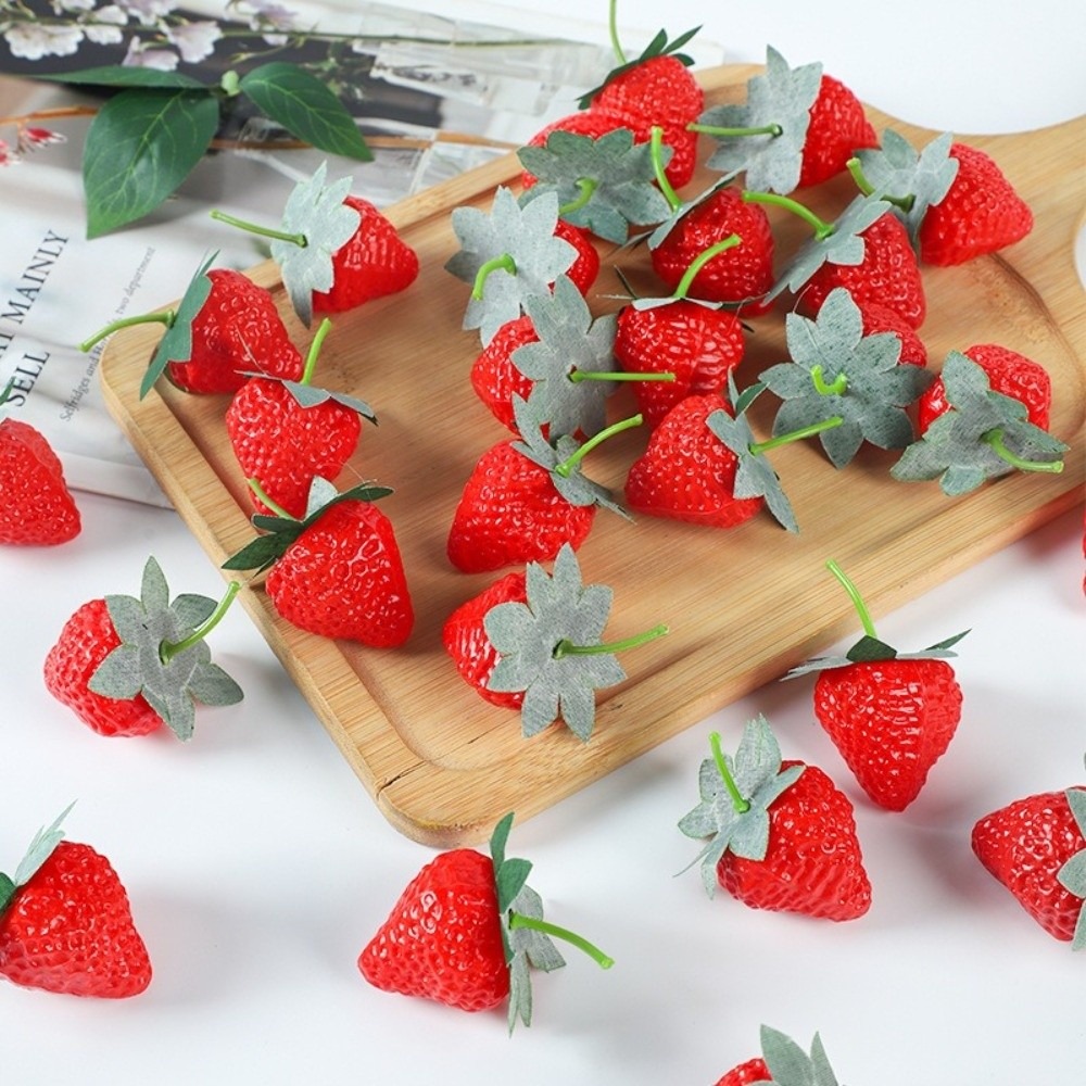 10Pcs Realistic Artificial Str - огляд і ціна Foods X
