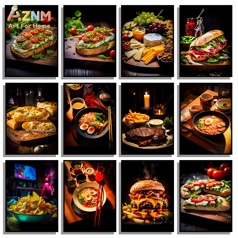 AZNM Gourmet Food Canvas Poste - огляд і ціна Food Snacks Restaurant