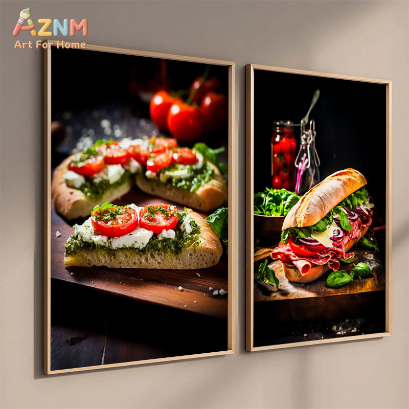 AZNM Gourmet Food Canvas Poste - огляд і ціна Food Snacks Restaurant