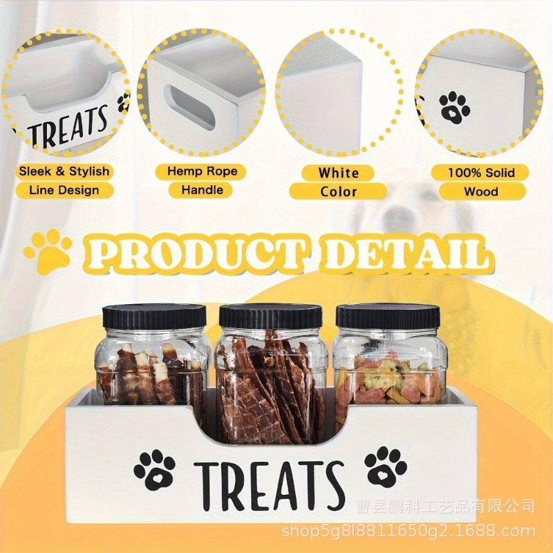 Wooden dog food container stor - огляд і ціна Food Snacks Amazon