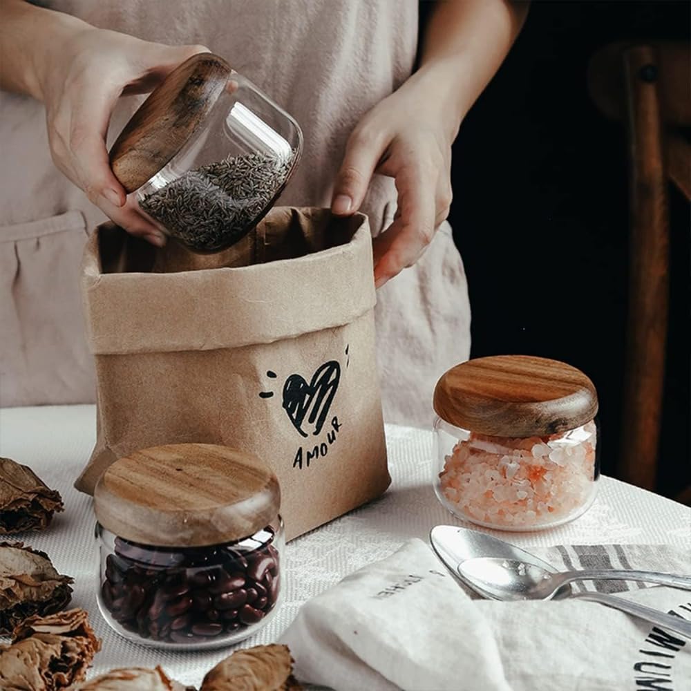 Glass Food  Containers with Wo - огляд і ціна Foods X