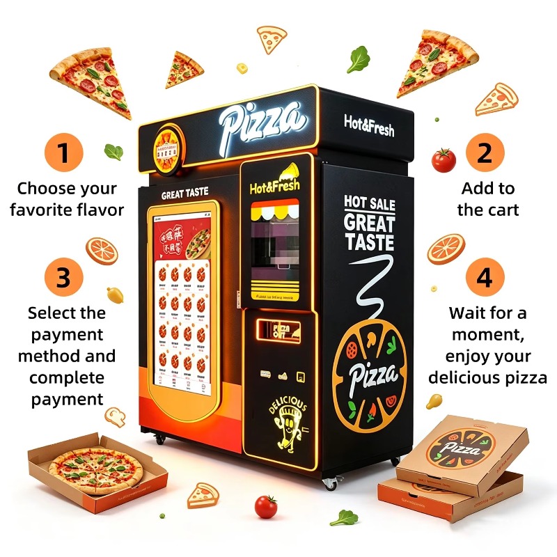 Ready Meal Pizza Vending Cabin - огляд і ціна Food Snacks Corner