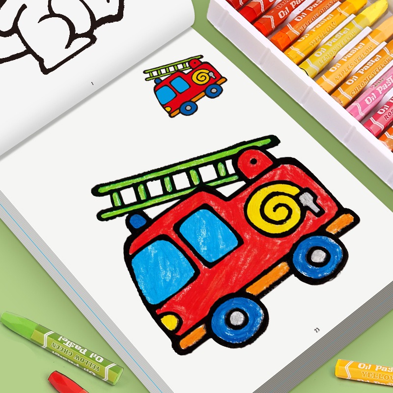 Children's Drawing Book, Conta - огляд і ціна Food And Snacks Coloring Book