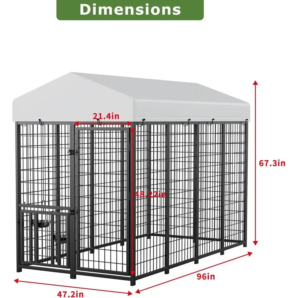 Sturdy Outdoor Dog Enclosure w - огляд і ціна Foods X