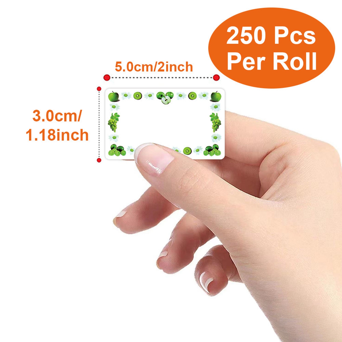 250Pcs Rectangle Canning Label - огляд і ціна Foods X